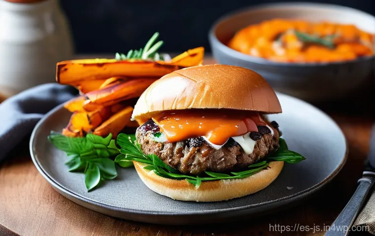 대체육을 활용한 고단백 요리법 - **Vibrant Plant-Based Kitchen Discovery**
    A bright, well-lit kitchen, with a modern yet inviting...