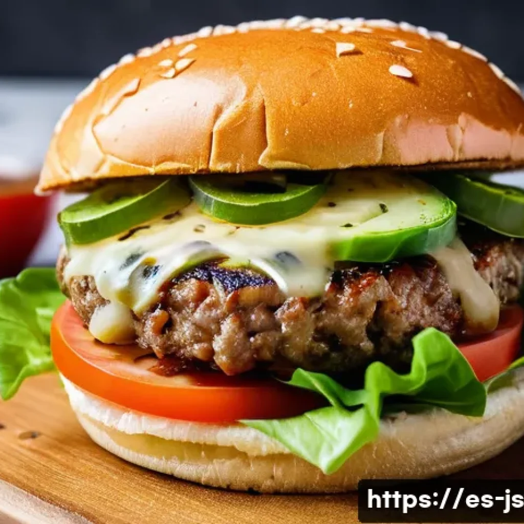 대체육으로 만든 다양한 조리 형태 - A close-up of a sizzling plant-based burger patty cooking on a hot non-stick skillet, with a golden-...